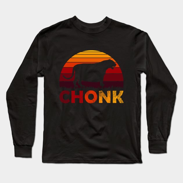 Chonky Tiger Long Sleeve T-Shirt by Fusti